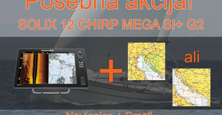 SOLIX 12 CHIRP MEGA SI+ G2 + Navionics + Small